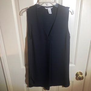 H&M sleeveless chiffon blouse size 4